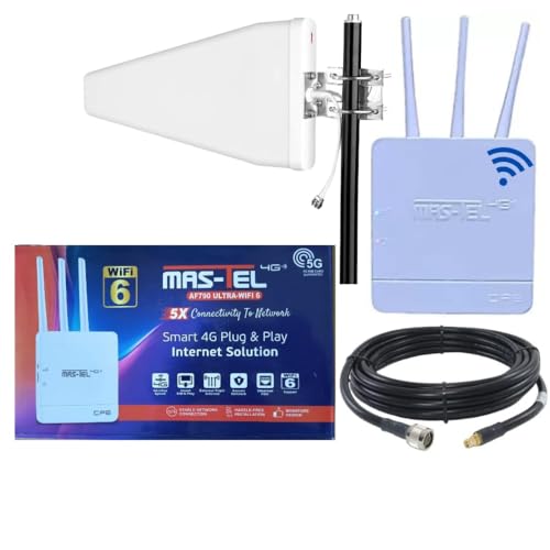 Image of 5G /4G SIM Wi-Fi Router with Outdoor Antenna Kit