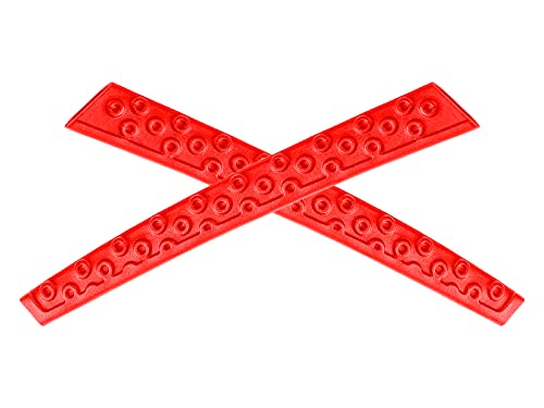Image of Replacement Rubber Ear Socks for Oakley Currency OX8026 Sunglass - Red