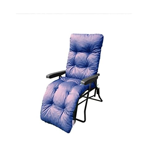 MyLayAbout Replacement Cushion For a Garden Sun Lounger/Reclining chair filled Cover