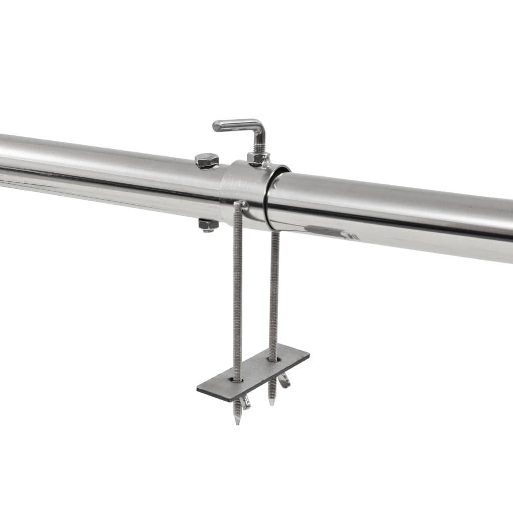 vidaXL Gril de Barbecue Automatique avec Moteur Inox Rôtissoire Tourne Broche