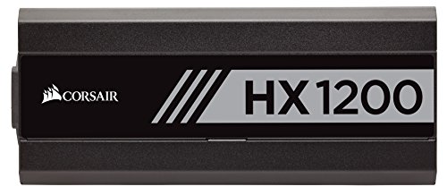Image of Corsair HX1200 1200 Watt 80+ Platinum Fully Modular PSU /Power Supply for PC - CP-9020140-UK (Black)