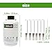 U.S.SOLID 3L Liquid Nitrogen Container LN2 Tank Cryogenic Dewar Semen Flask with Straps 6 Canisters Carry Bag