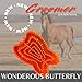 Epona Wondrous Butterfly Groomer Horse Grooming Tool (Orange)