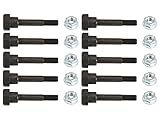 SECURA 10x Boulon de cisaillement compatible avec Honda HSS655 Souffleuse à neige