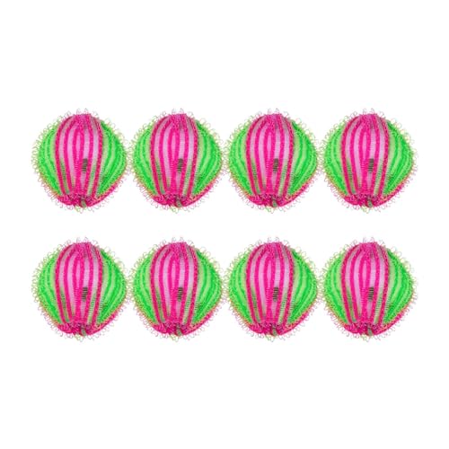 ペットの毛除去ボール、洗濯、乾燥機用ヘアキャッチャー - 猫、犬、ペットの毛皮リムーバー用の再利用可能な8個の洗濯用ドライボール,ペットの毛や糸くずを取り除くためのランドリーペットヘアキャッチャー