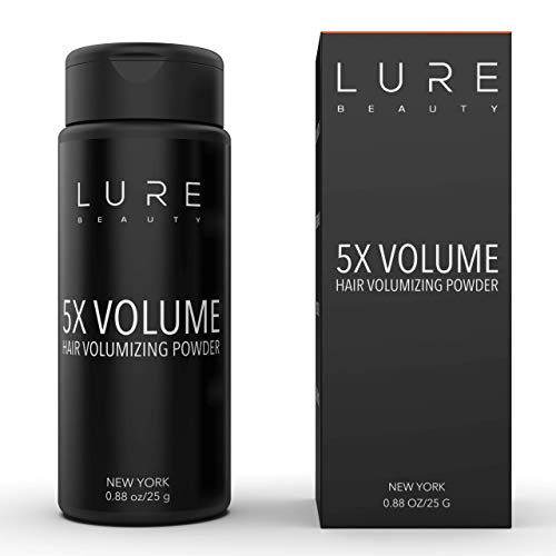 LURE BEAUTY 5X Volume Up Hair Volumizing Powder | 24 Hour Volume and Thickness | Texturizing, Volumizing & Styling Dust It Powder | Large (0.88 Oz) For Woman and Man