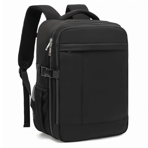 Xkdoai Mochila Viaje Cabina Avion 40x30x20 para Ryanair Equipaje de Mano Mochila con Bolsa Antirrobo y Orificio de Carga Maletas de Viaje para Ryanair Vueling Wizz Air