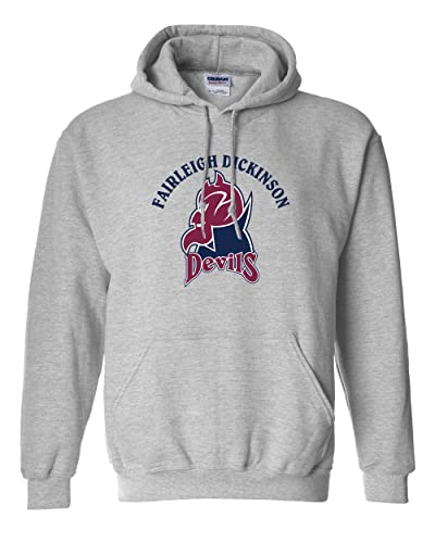 CreateMyTee | Fairleigh Dickinson Devils Hooded Sweatshirt