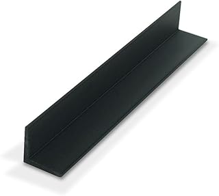 Outwater Plastics 1936-Bk Black 1 X 1 X 7/64 (.100) Inch Thick Styrene Plastic Even Leg Angle Moulding 36 Inch Lengths (Pack of 4)