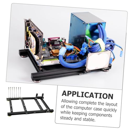 Gabinete Abierto Angoily DIY Full Tower ATX para Computadora miniatura 3