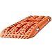 VEVOR 10 TON Traction Boards with PP Material, Recovery Boards for Off-Road Vehicles/Cars/Pickups/SUVs/RVs, Pair Tire Traction Mats on Snow, Sand, Mud and Loose Terrain, Storage Bag, Long, Orange