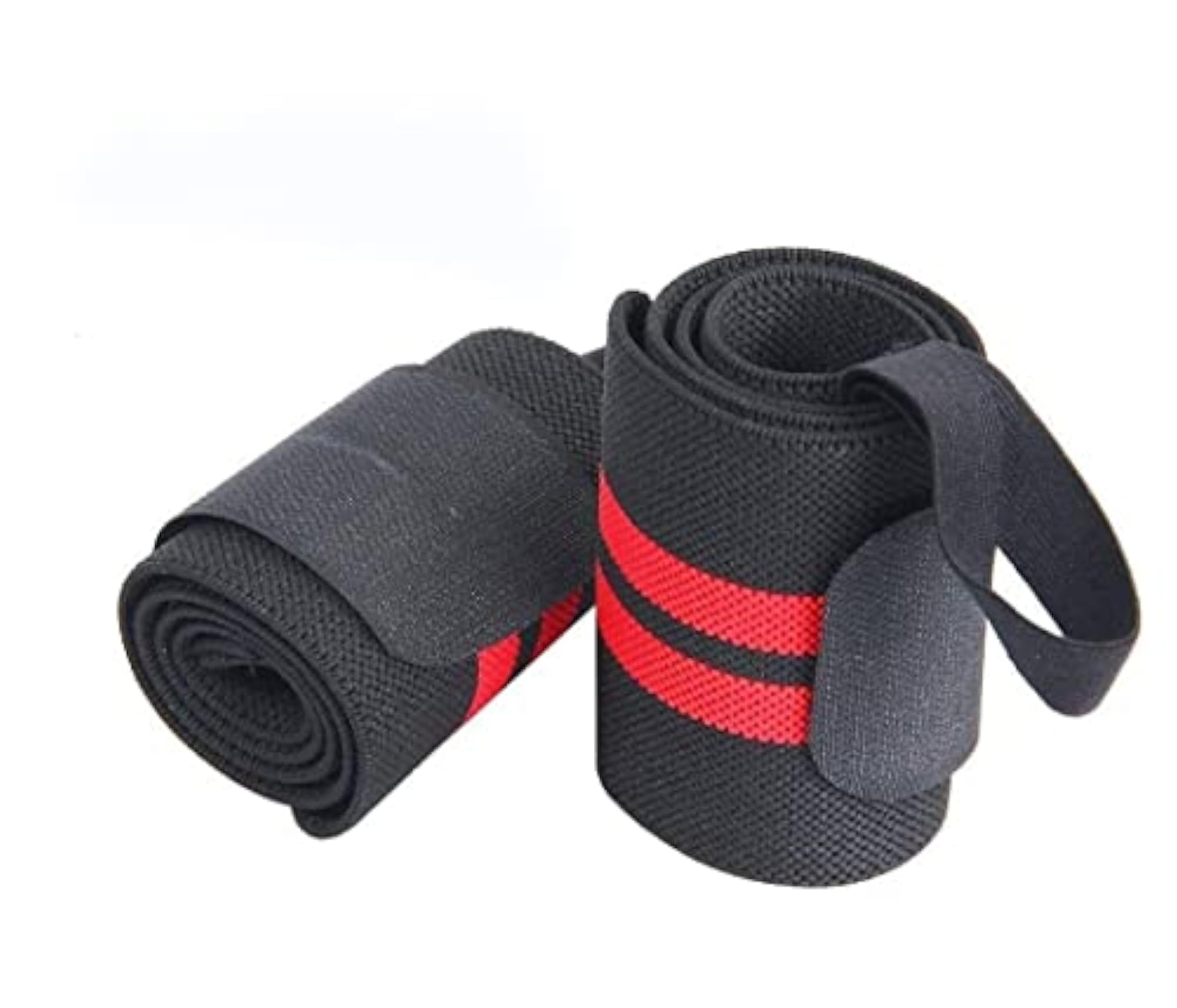 Adjustable Hand Grip Strengthener & Red Wrist Support Band Combo