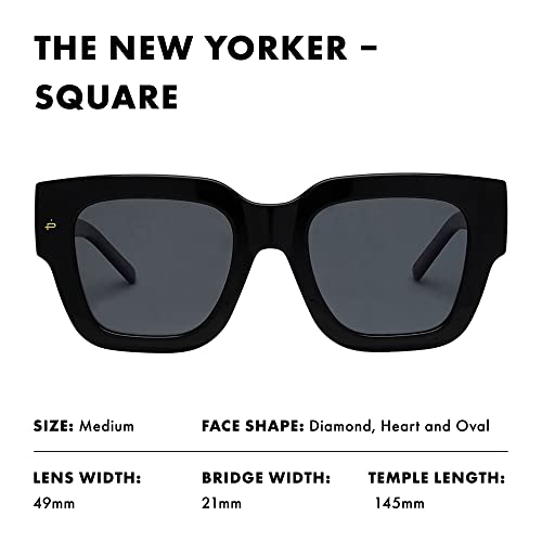 Prive Revaux The New Yorker Square Sunglasses – Handcrafted, Polarized Lenses with 100% UV Protection – For Women3