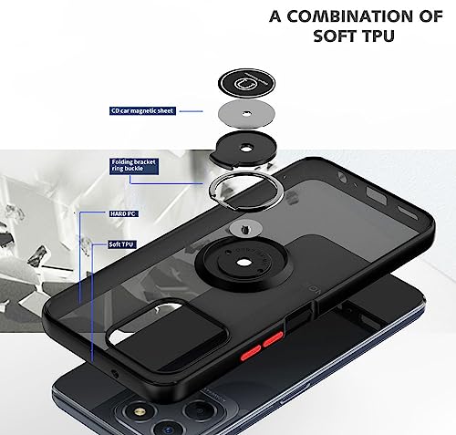 SEAHAI Cover per Honor X6a, Glassato Traslucido