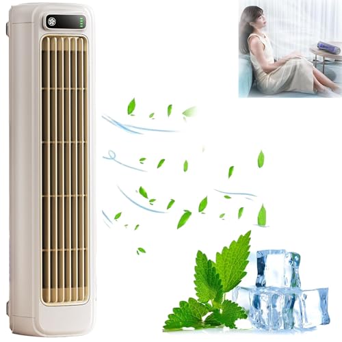Fanyil Cooling Ace, 3 Speeds Adjustable, Punch-Free Wall-Mounted Fan, Cooling
