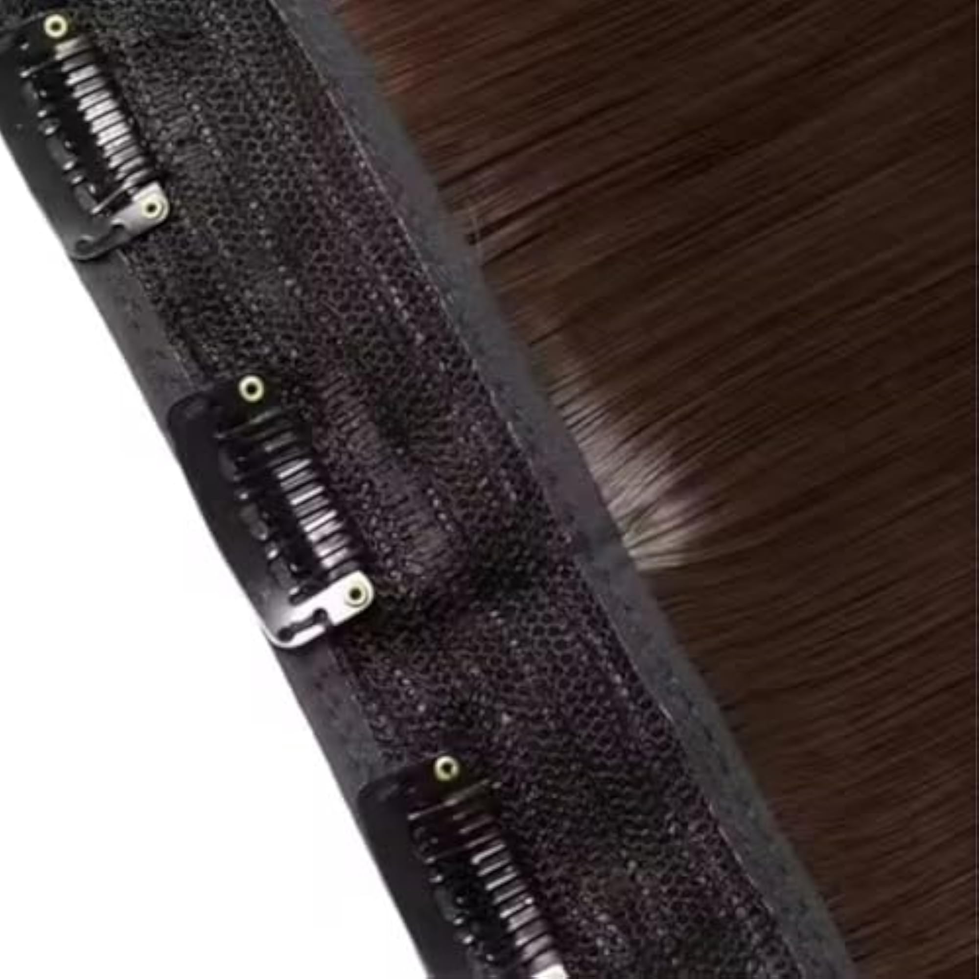 Synthetic Fibre 5 Clips Straight Hair Extension