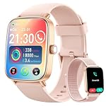 Fitpolo – Fitpolo Smartwatch Damen mit Telefonfunktion, 1,85" Smart Wa