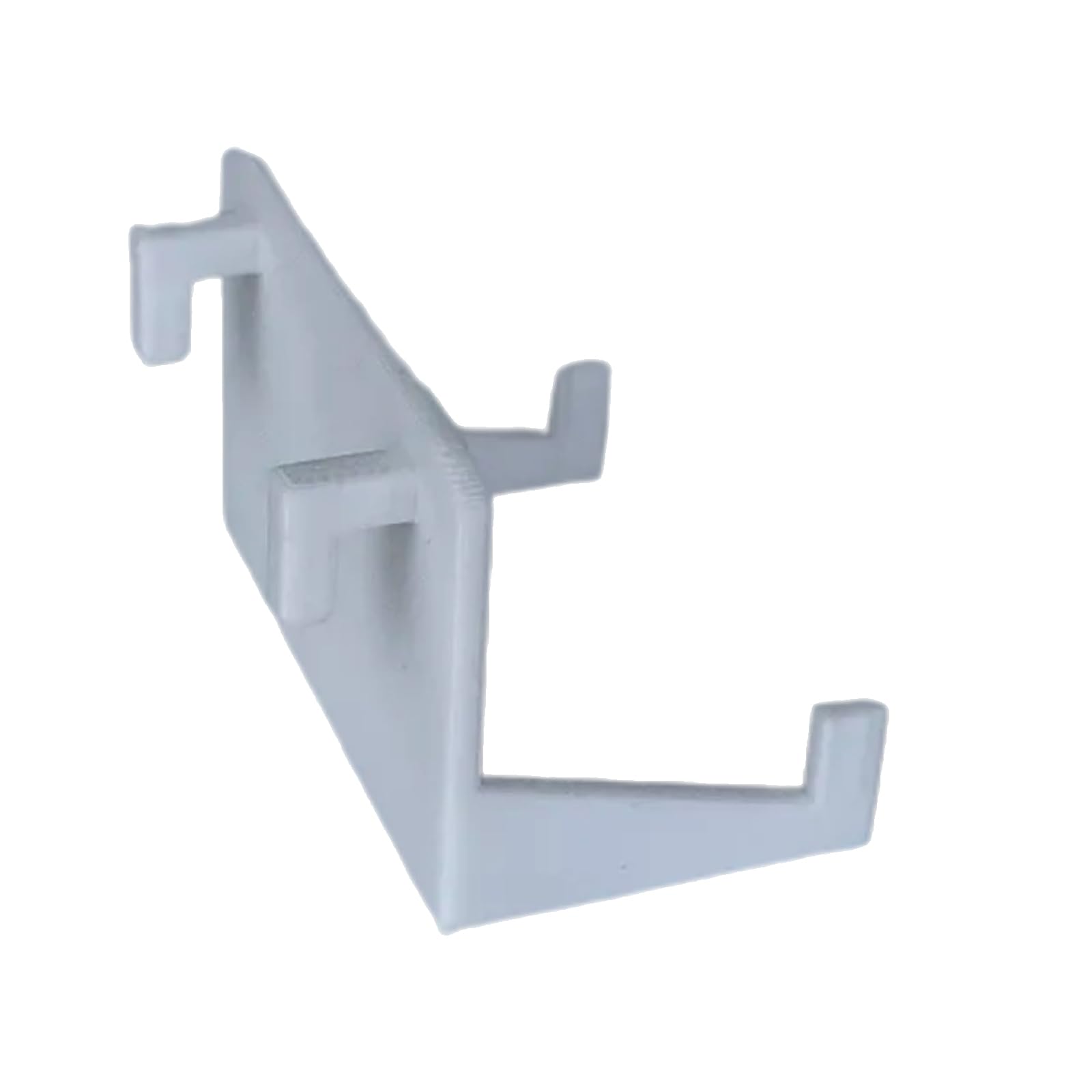 Lirrvb White Hook For Skadis Pegboard Maximizes Workspaces Slip Resistant For Home Or Use Desktop Space Savers