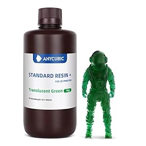 Anycubic Standard Resin+ 1KG Przezroczysta Zieleń