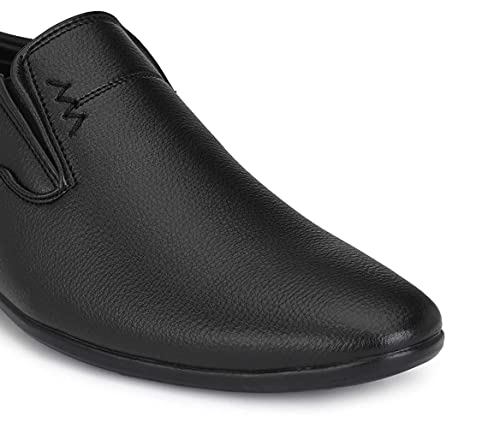 Image of Slip-on Flexible Shoes for Men's /Casual Office Use Wedding Formal Boys Uniform Dress Daily