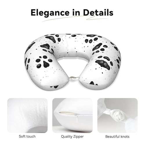 Almohada de viaje negro para cuello y hombros miniatura 4