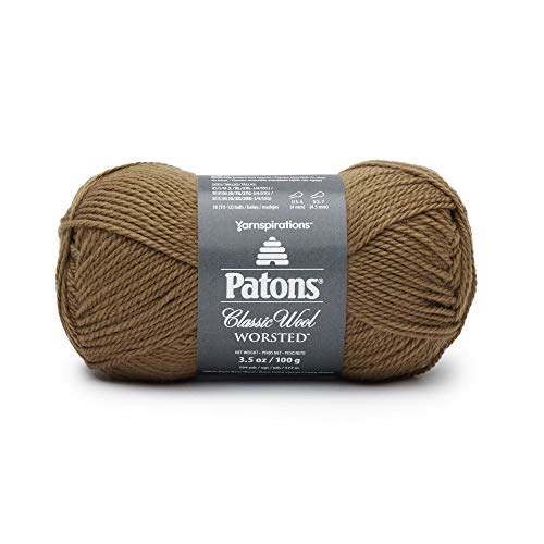 Image of Patons Classic Wool Yarn, Brown Mustard