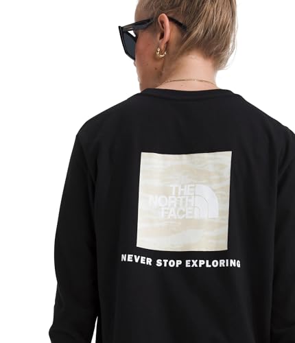 THE NORTH FACE Women's Evolution Box NSE Fill Light Long-sleeve Tee | Regular Fit Cotton Shirt With Logo Graphic3