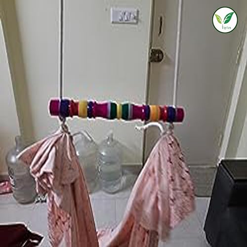 Image of Wooden Thottil Kambu (Multicolour)