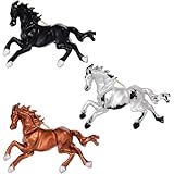 Toivexa 馬 ブローチ ピン ヴィンテージ セーター ショールピン レトロ カーディガン ケープピン 動物 衣類 アクセサリー レディース 3個