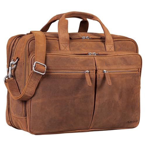 STILORD 'Gigantus' Sacoche Cuir Homme XXL Serviette en Cuir Sac d'enseignant Sac d'affaire Sac...