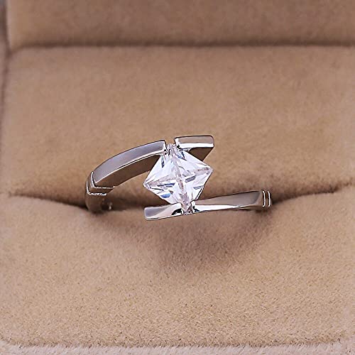 Irregular Ring Band With AAA Cubic Zircon Stone Channel Setting Engagement Ring Band For Female 36205 (8)4