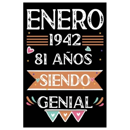 CUADERNO, Enero 1942, 81 Años Siendo Genial: Libro de visitas, cuaderno, 110 páginas de felicitaciones, idea de regalo, regalo Para la esposa, novia, mujer, La madre