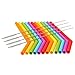 Reusable Silicone Straws for Toddlers & Kids - 12 pcs Flexible Short Drink 6.6