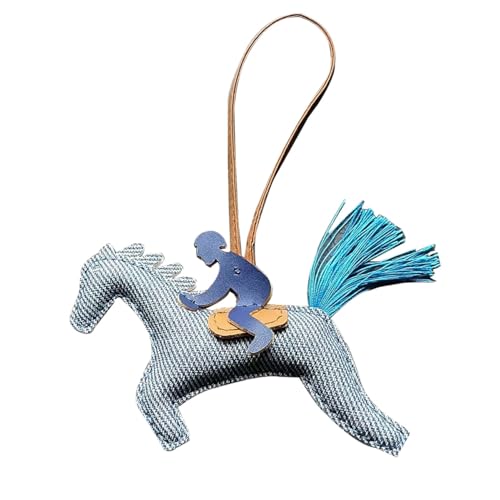 jeunecheval Horse Bag Charms for Handbag Backpacks Keychain Purse Charms Accessory