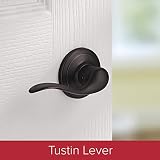 Kwikset 98150-001 Avalon zewnętrzny uchwyt tylko z tubiną praworęcznymi dźwigniami leworęcznymi, brązem weneckim