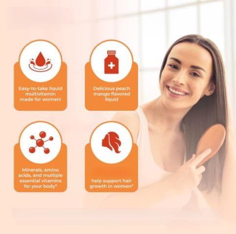 Multivitaminico da donna per capelli, unghie e pelle – Supporta la riduzione delle rughe e una luminosità liscia e sana