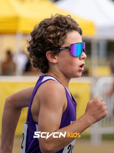 SCVCN Youth Sports Sunglasses for Boys Girls Baseball Cycling Glasses Kids,Lightweight,UV400 Protection, Ages 6–12 S9032 - image 2