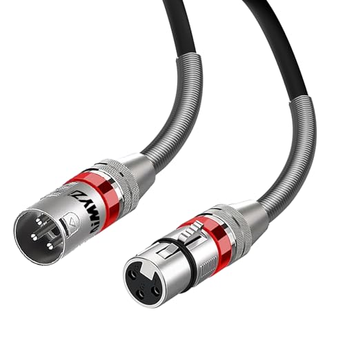 Câble microphone XLR de 7,6 m équilibré idéal pour vos sessions de chant et home studio