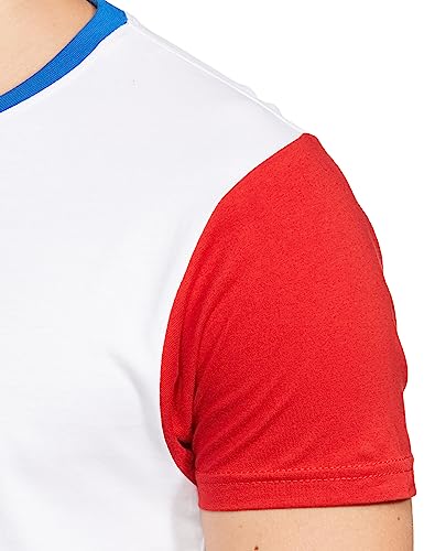 Image of Pepe Jeans Men's Cotton Western Slim Fit Color Block T-Shirt (Pack of 1)