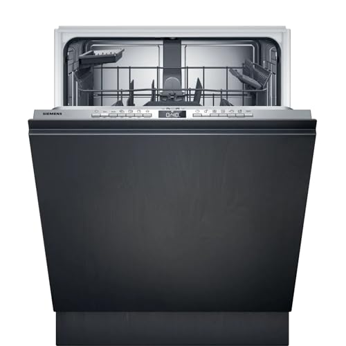 Siemens SX63EX22AE, iQ300 Lave-vaisselle intelligent, Lave-vaisselle entièrement intégré, 60 cm, Fabriqué en Allemagne, XXL, Panier à couverts, Extra silencieux,...
