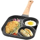 3イン1 朝食パン ハンバーガー＋目玉焼き＋ベーコン同時調理 IH対応 ノンスティック 多機能ブレックファストパン オムレツ・ステーキもOK ガス・オーブン対応Fiozwea