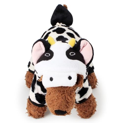 Disfraz para perro Beaupretty vaca XL para otoño invierno miniatura 2