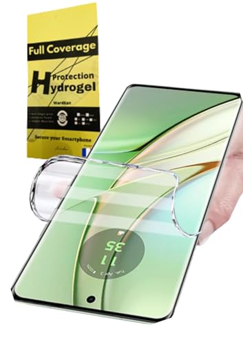 WardSan [2 piezas para MOTOROLA RAZR 40 6.9' – Protectores de pantalla de hidrogel 3D con soporte para teléfono dedo | Antigolpes | Compatible con carcasas | Película protectora TPU suave