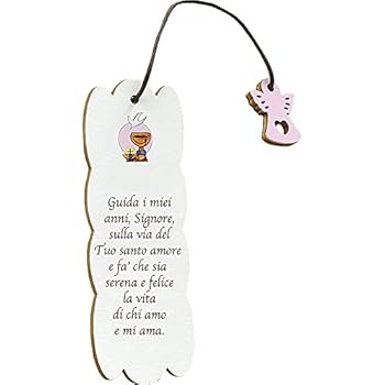 Fabula Prima Comunione Set Pz 3 Segnalibri Personalizzabili 2 80 Pz Modello Frase In Legno Con Pendaglio Dimensioni Cm 5x15 Spessore Mm 4 Cod a Amazon It Casa E Cucina