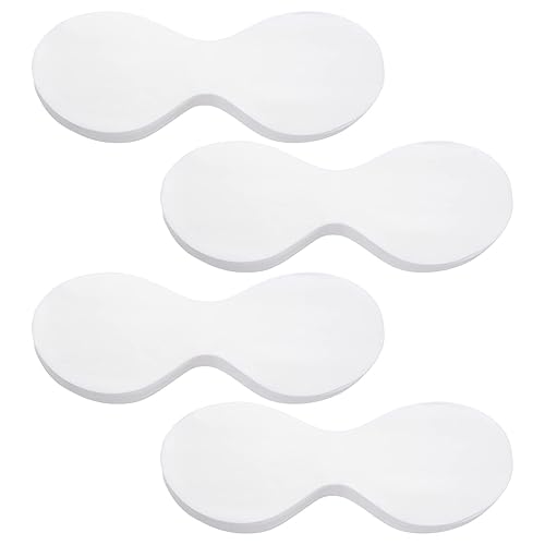 PAGOW 400 hojas desechables no tejidas para el cuidado de los ojos, almohadillas faciales de papel de algodón, spa, máscara de ojos transparente,
