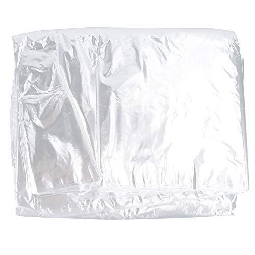 Bolsas de Prenda para Ropa Colgante, Bolsas de Prenda Bolsa de Limpieza en Seco 50 Piezas de Ropa Desechable Bolsas de Ropa para Vestidos, Trajes, Abrigos, Camisas, Faldas