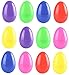 CHUANGOU 12 pezziUovo di Pasqua, Uova di Pasqua in plastica riempibili, per Regali a Sorpresa per bomboniere e bomboniere per Bambini.
