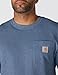 Carhartt Men's Iconic K87 Pocket T-Shirt, Dark Tranquil Blue Heather, XX-Large