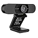 Produktbild eMeet Webcam - C960 Full HD Webcam Streaming Kamera Fixfokus mit Halterung Dual Mikrofon Konferenz Videotelefonie 1080P Webcam zum Anrufen, Plug & Play, Windows 7, 8, 10 und Mac OS X, YouTube, Skype