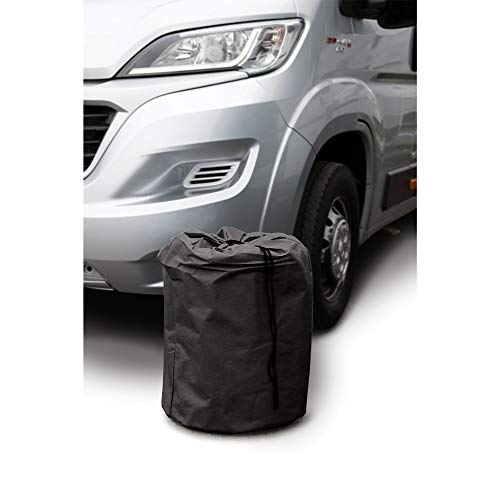 Maypole Campervan Cover Fits Fiat Ducato & Peugeot Boxer, 4-Ply Breathable Water Resistant Grey with Reflectors - Image 3